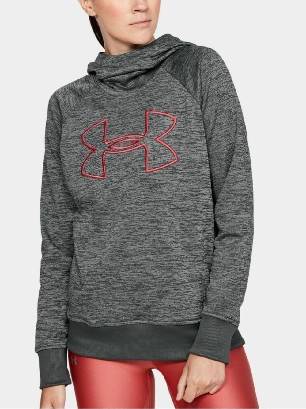 Under Armour Women’s Gray Tech Hoodie with Logo